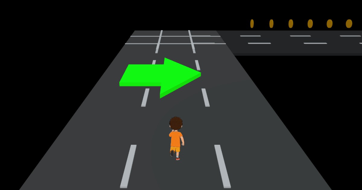 Endless Runner motion game preview